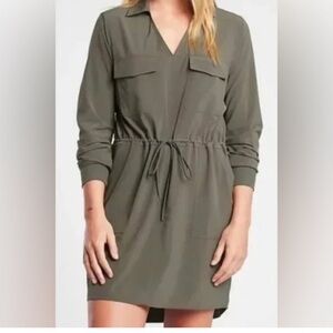 Athleta Women’s Zuma Shirt Dress Sz L
